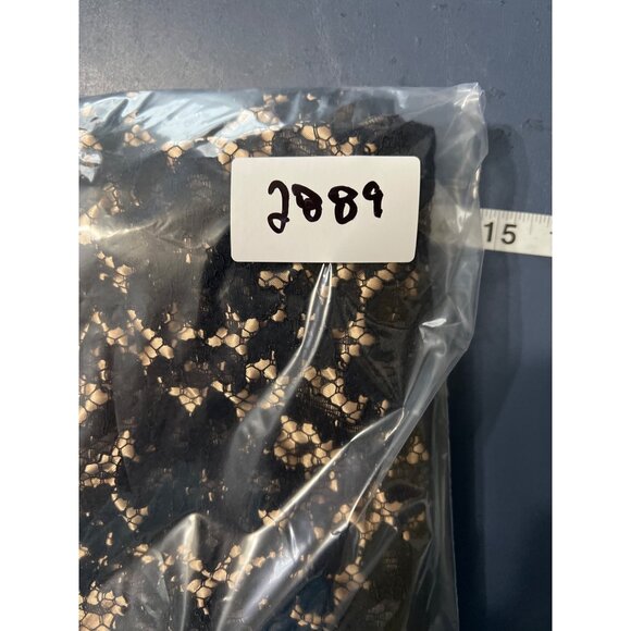 Talbots Black Lace Strapless Dress Size 12 Floral Overlay Elegant Cocktail - Picture 10 of 10